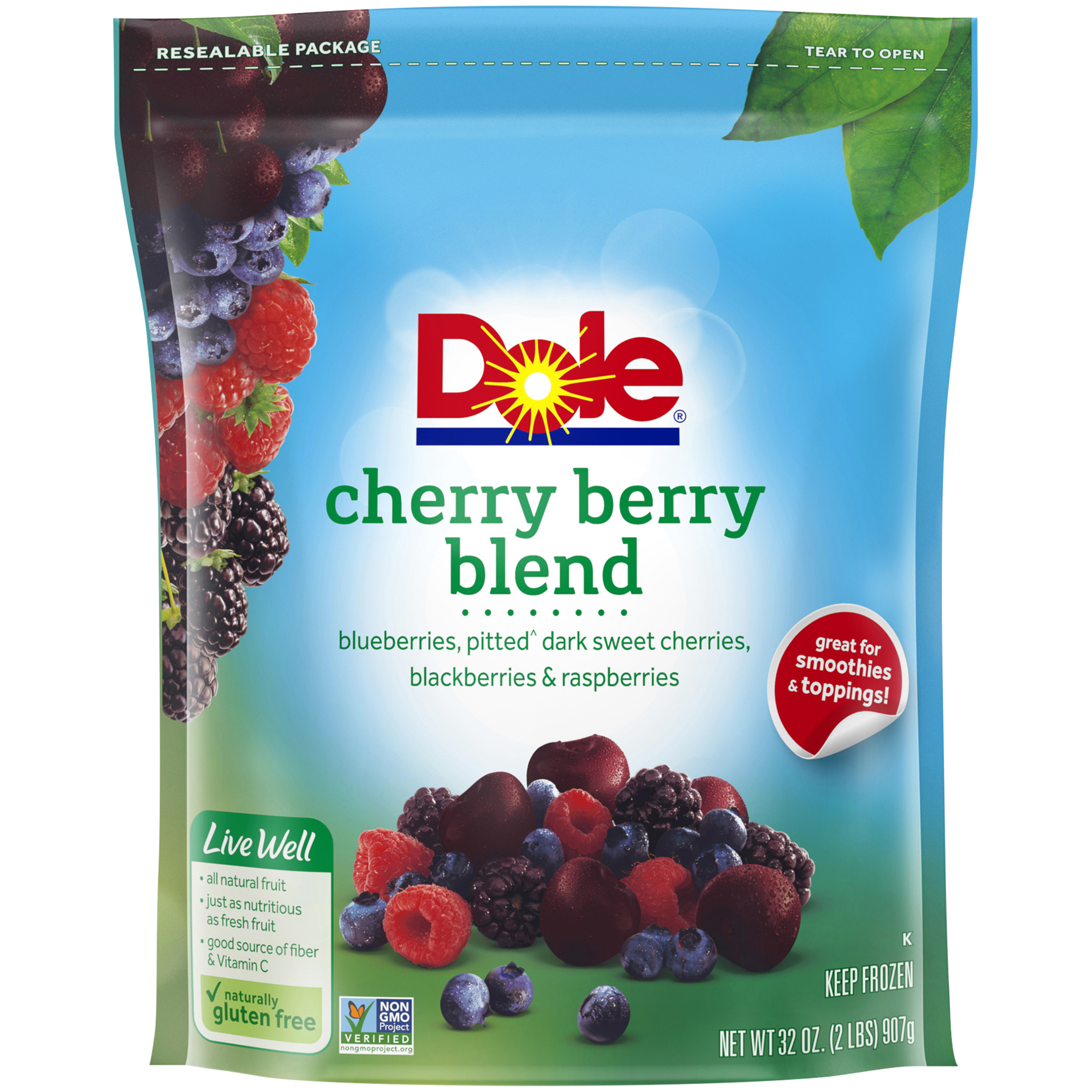 Dole Cherry berry Blend 32oz (071202064800)