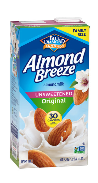 Blue Diamond almonds almond breeze almondmilk Original unsweetened (041570052600)